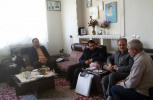 همزمان با گرامیداشت هفته دولت و عید غدیر؛  سرپرست و اعضای جهاد دانشگاهی استان مرکزی با خانواده شهید لطیفی دیدار کردند