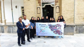 بازدید جمعی از دانشجویان از موزه مفاخر استان مرکزی