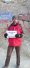 صعود دانشجوی مرکز علمی‌کاربردی جهاددانشگاهی اراک به قله دماوند