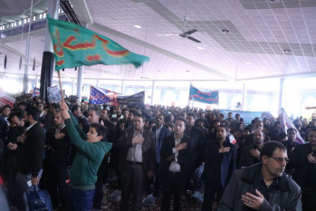 حضور کارکنان جهاد دانشگاهی استان مرکزی در راهپیمایی روز ۱۳ آبان