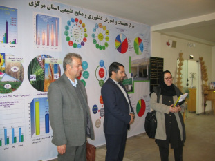 نشست رئیس جهاد دانشگاهی استان مرکزی با رئیس مرکز تحقیقات و آموزش کشاورزی و منابع طبیعی استان