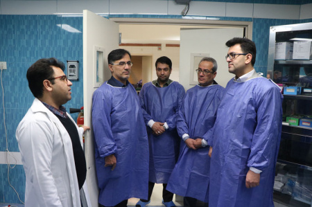 بازدید ریاست دانشگاه علوم پزشکی استان مرکزی و مدیرکل دفتر اموراجتماعی و فرهنگی استانداری مرکزی از مرکز فوق تخصص ناباروری جهاد دانشگاهی استان مرکزی