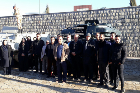 بازدید دانشجویان ، اساتید و مسئولین مرکز آموزش علمی کاربردی جهاددانشگاهی اراک از موزه دفاع مقدس