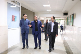بازدید رئیس پارک علم و فناوری استان مرکزی از جهاددانشگاهی استان