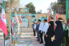 غبارروبی و عطرافشانی گلزار شهدا به مناسبت آغاز هفته دفاع مقدس