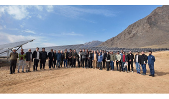 بازدید فراگیران آموزشی جهاددانشگاهی صنعتی شریف از نیروگاه خورشیدی اراک