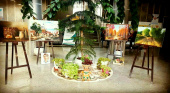 برگزاری نمایشگاه هنرهای تجسمی در مرکز علمی کاربردی جهاد دانشگاهی اراک