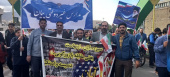 حضور جهادگران جهاددانشگاهی استان مرکزی در راهپیمایی ۱۳ آبان