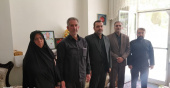 دیدار رئیس جهاددانشگاهی استان مرکزی با خانواده &quot;شهید آقایی&quot;