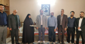 دیدار رئیس جهاددانشگاهی استان مرکزی با خانواده شهید &quot;علی امیدی&quot;