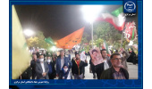 حضور جهادگران جهاد دانشگاهی مرکزی در اجتماع مردمی بیعت با رهبر معظم انقلاب وگرامیداشت یادوخاطره رئیس جمهور شهید