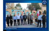 غبارروبی و عطرافشانی گلزار شهدا به مناسبت آغاز هفته دفاع مقدس