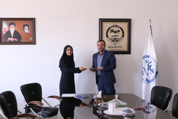 برگزاری آیین معارفه سرپرست معاونت پژوهشی جهاددانشگاهی استان مرکزی