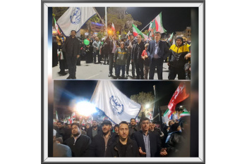 تداوم حضور جهادگران جهاد دانشگاهی مرکزی در اجتماع مردمی بیعت با رهبر معظم انقلاب