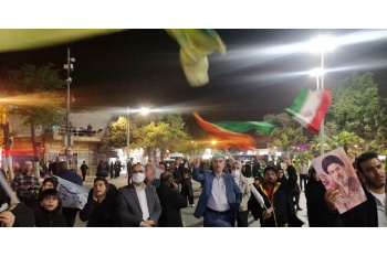 حضور جهادگران جهاد دانشگاهی مرکزی در اجتماع مردمی بیعت با رهبر معظم انقلاب وگرامیداشت یادوخاطره رئیس جمهور شهید