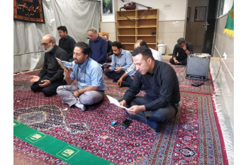 برگزاری مراسم زیارت عاشورا همزمان با آغاز ماه محرم در جهاددانشگاهی استان مرکزی