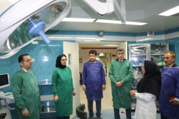 ظرفیت‌های نوین درمانی جهاد دانشگاهی در بازدید رئیس سازمان مدیریت و برنامه‌ریزی استان مرکزی